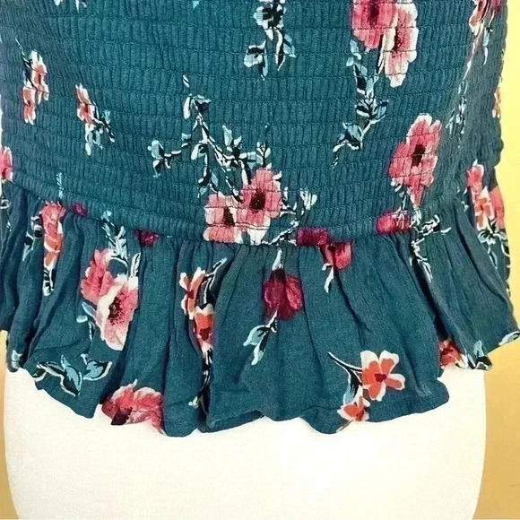 NWT B.O.G. Collective Evergreen Sleeveless Rouge Off Shoulder Peasant Top SizeXL - Picture 8 of 13